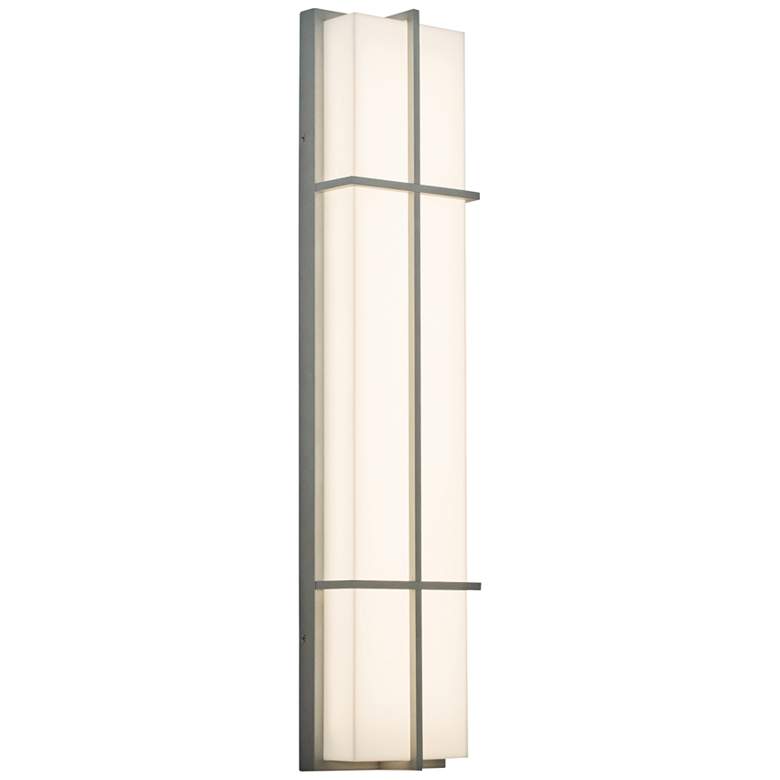 Image 1 Avenue 36 inch High Textured Gray LED Outdoor Wall Light