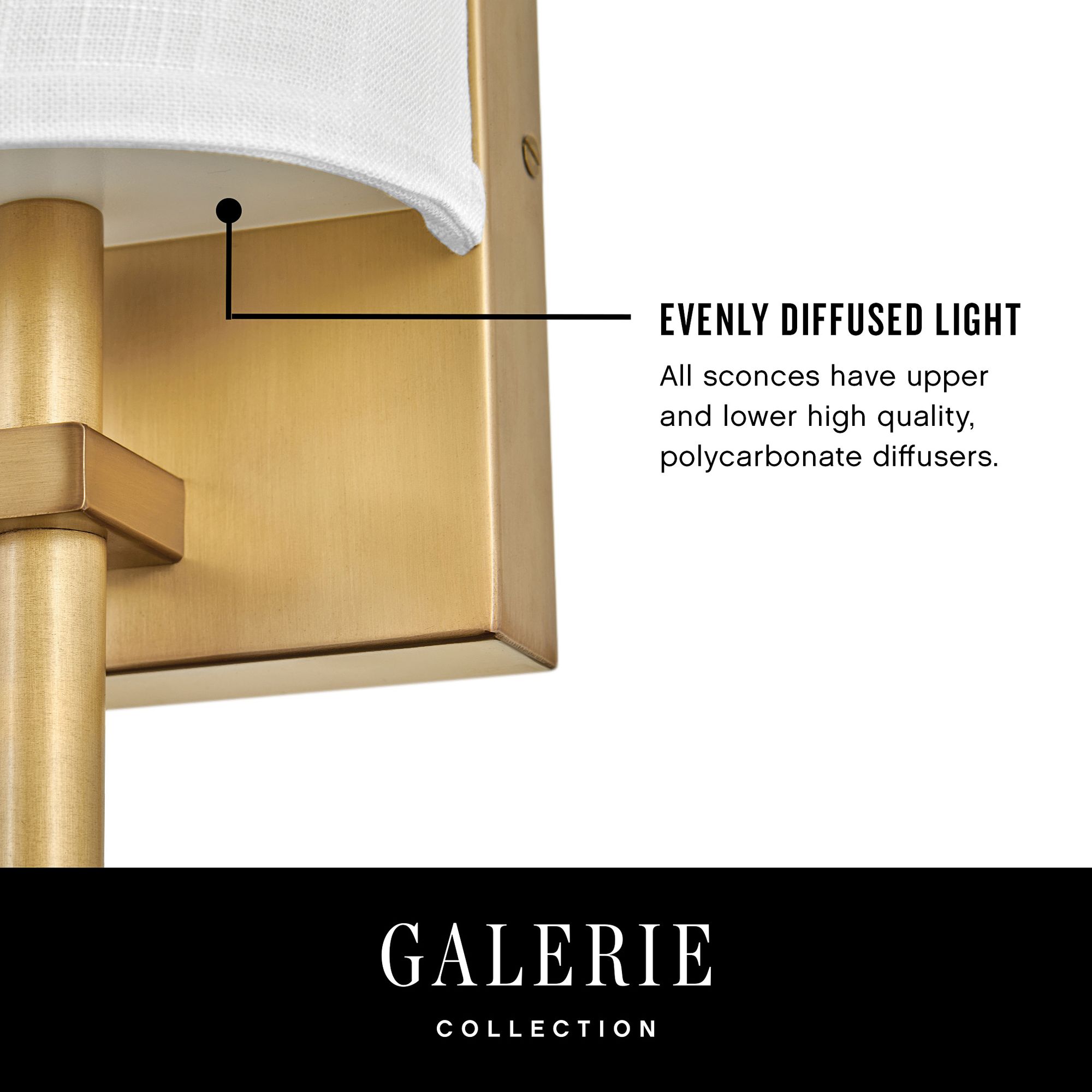 Avenue 8 1/2" High Brass with White Shade Wall Sconce