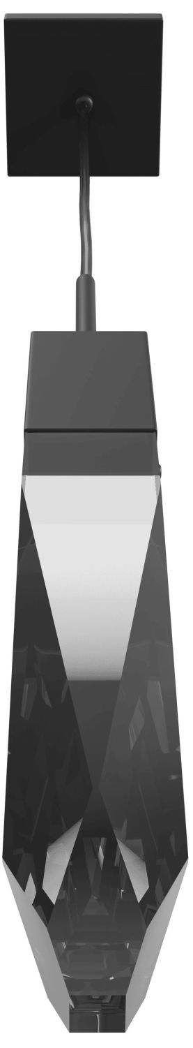 Image 2 Avenue Aspen 2" Wide Matte Black LED Mini Pendant more views