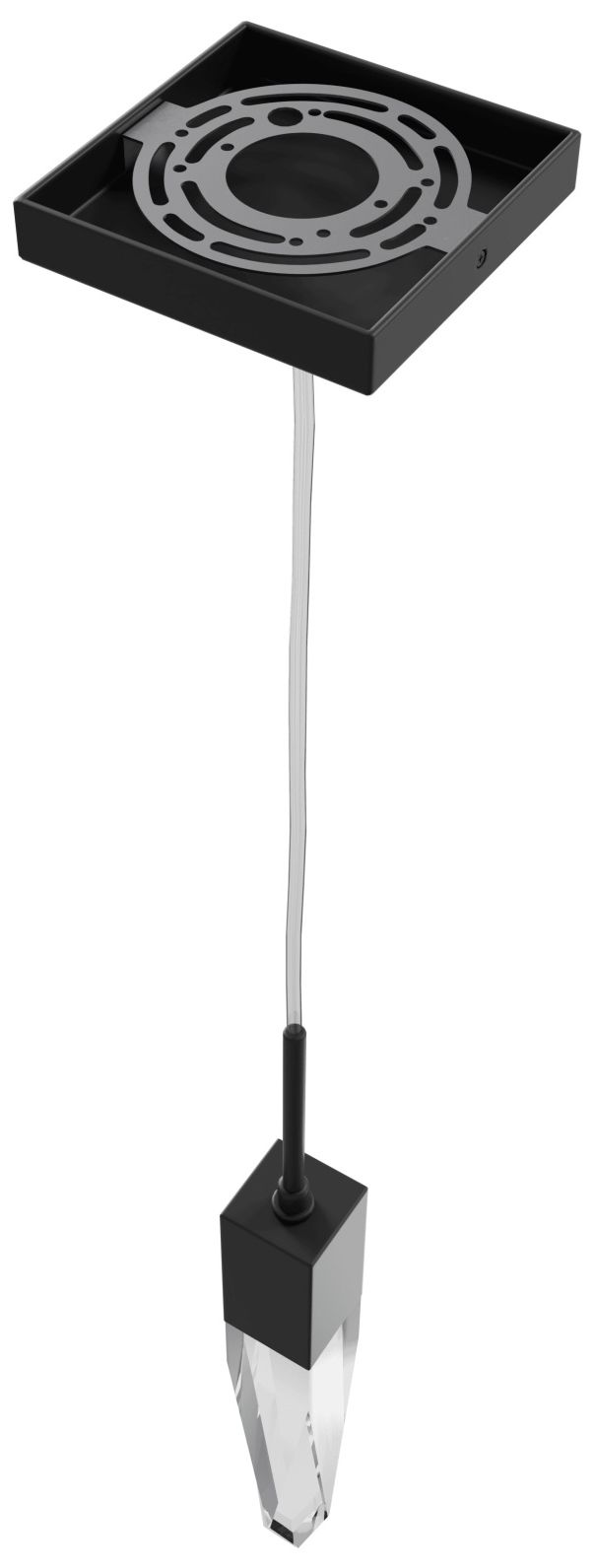 Image 3 Avenue Aspen 2" Wide Matte Black LED Mini Pendant more views