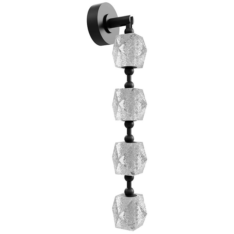 Image 2 Avenue Beluga 28" High Black 4-Light LED Wall Sconce more views
