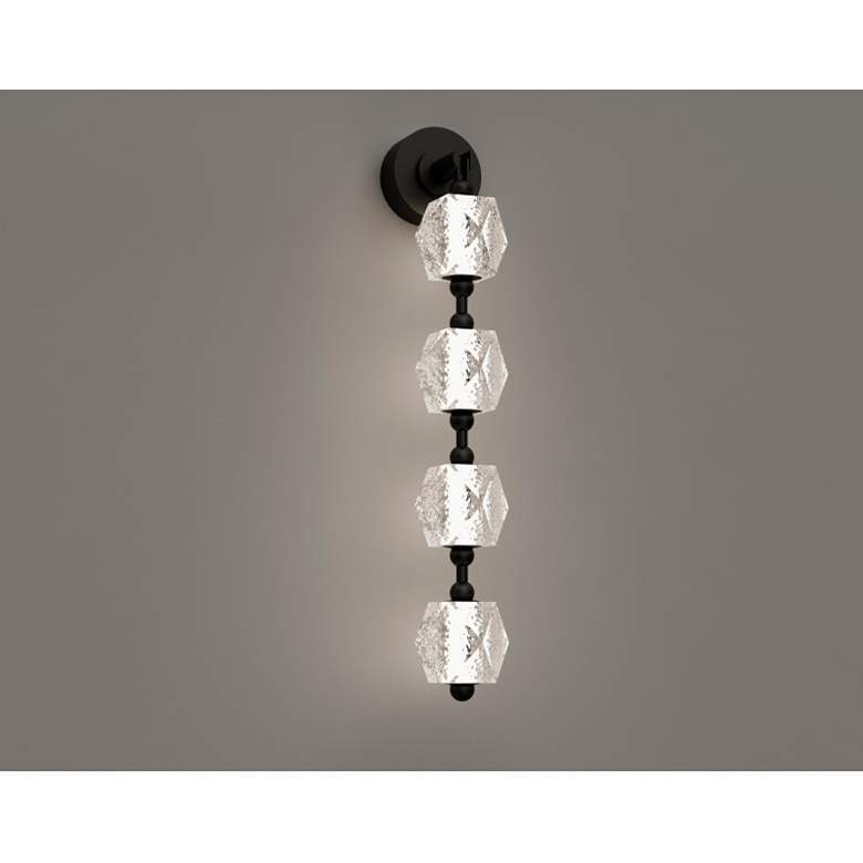 Image 4 Avenue Beluga 28" High Black 4-Light LED Wall Sconce more views