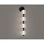 4_Avenue Beluga 28" High Black 4-Light LED Wall Sconce more views