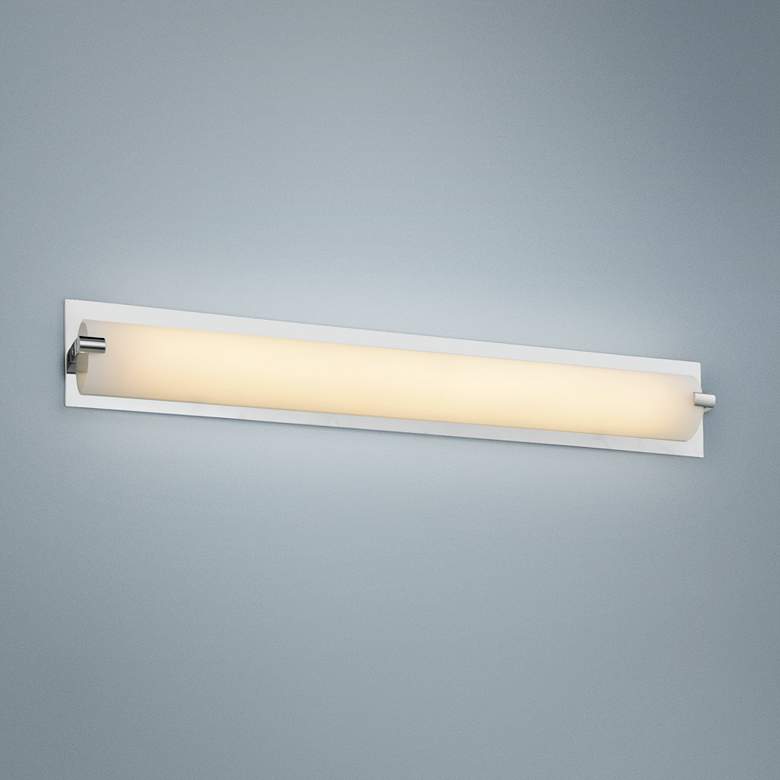 Image 1 Avenue Cermack St. 15 1/2"W Polished Chrome LED Bath Light