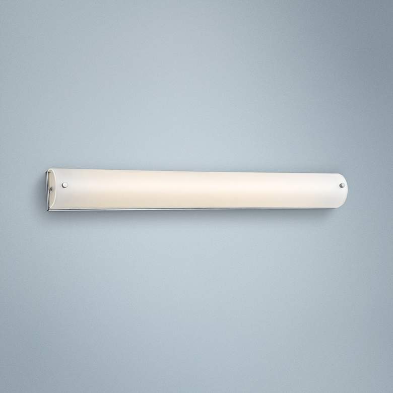 Image 1 Avenue Cermack St. 15" Wide Polished Chrome LED Bath Light