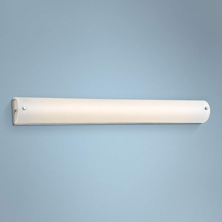 Image 1 Avenue Cermack St. 36 inch Wide Polished Chrome LED Bath Light