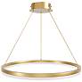1_Avenue Circa 24" Wide Brushed Gold LED Pendant Light