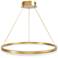 Avenue Circa 24" Wide Brushed Gold LED Pendant Light