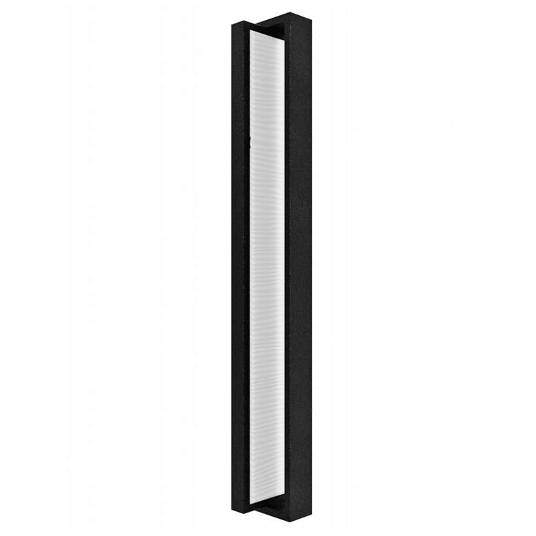 Image 2 Avenue Elsinore 24" High Black LED Outdoor Wall Light more views