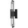 Avenue Glacier 17" High Black ADA LED Wall Sconce