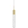 1_Avenue Glacier 2"W Brushed Brass Crystal LED Mini Pendant