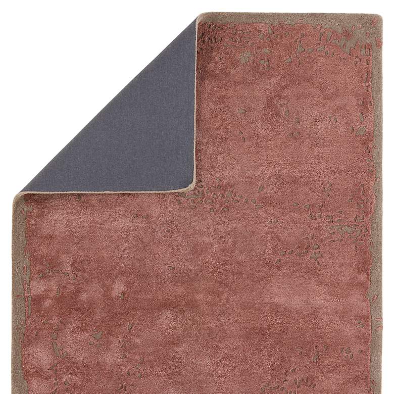 Image 4 Avenue LEN01 6'x9' Terracotta and Taupe Rectangular Area Rug more views