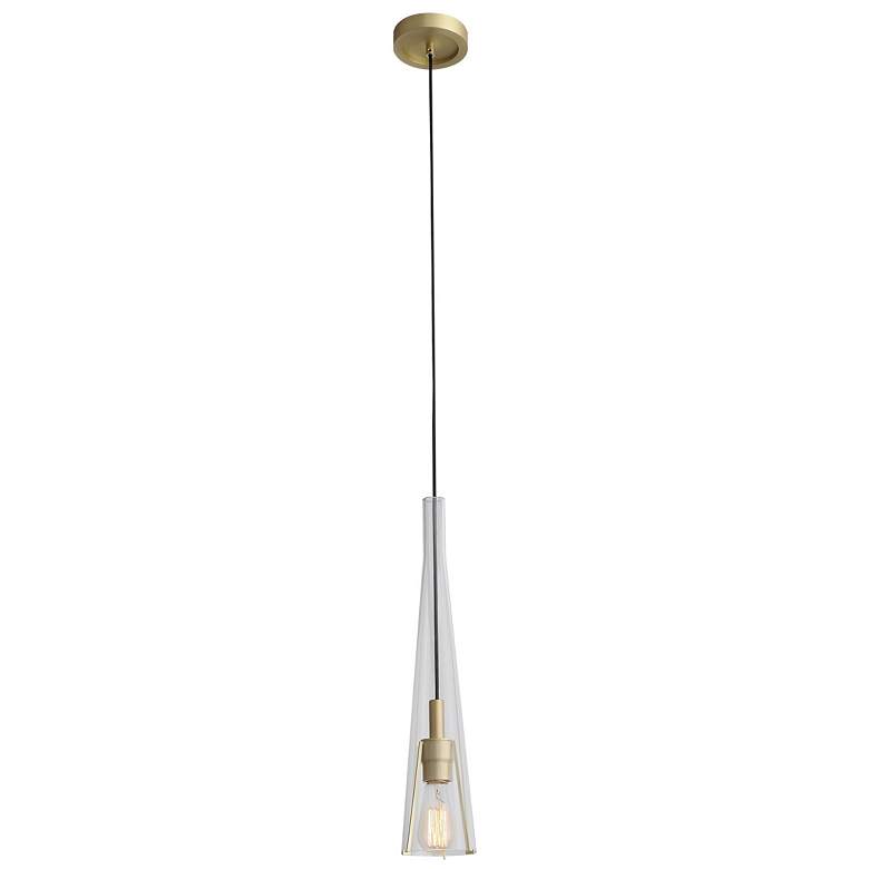 Image 1 Avenue Lighting Abbey Park Collection Pendant Brushed Brass