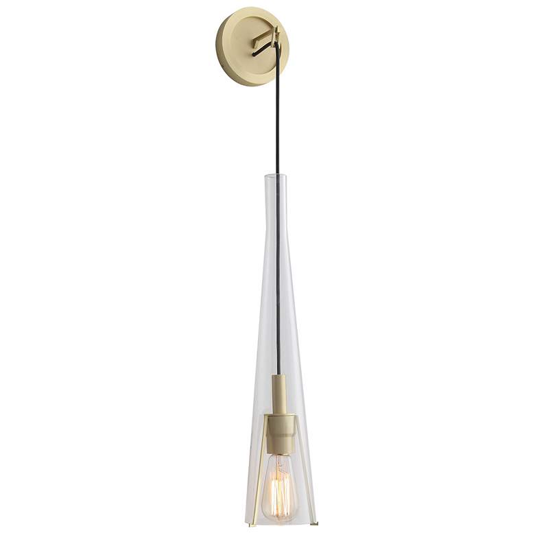 Image 1 Avenue Lighting Abbey Park Collection Wall Sconce Brushed Brass