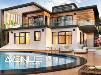 Image 2 Avenue Lighting Avenue Outdoor Collection Outdoor Wall Mount Black more views