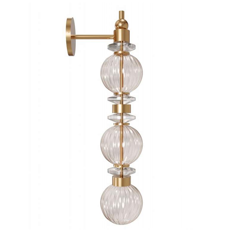 Image 2 Avenue Lighting Avra Collection 27" Aged Brass more views