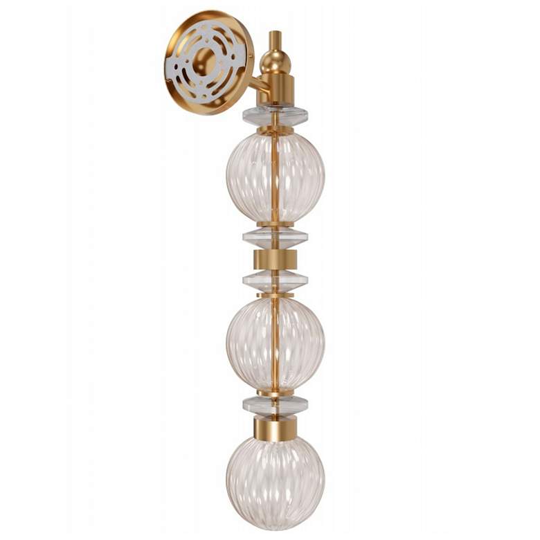 Image 3 Avenue Lighting Avra Collection 27" Aged Brass more views