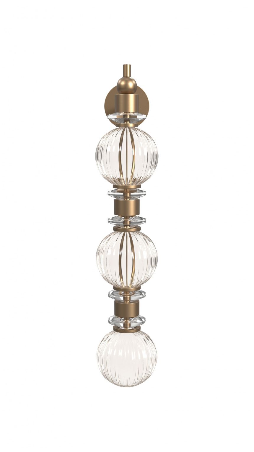 Image 4 Avenue Lighting Avra Collection   27" Aged Brass more views