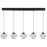 Avenue Lighting Beluga Collection  202.75" Black