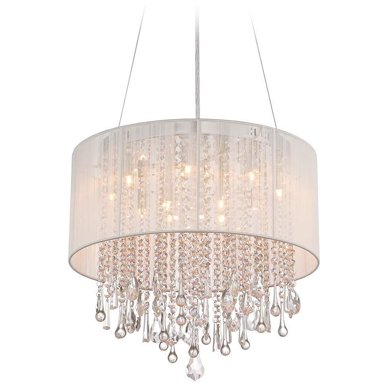 Image 1 Avenue Lighting Beverly Dr. Collection Dual Mount/Flush & Hanging White
