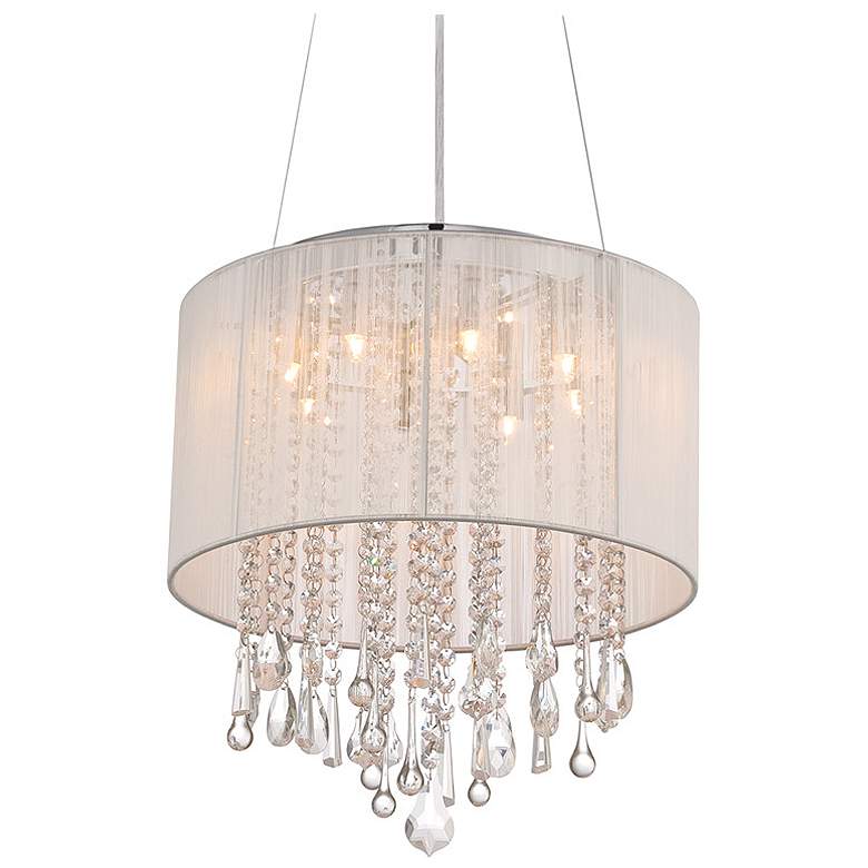 Image 1 Avenue Lighting Beverly Dr. Collection Dual Mount/Flush & Hanging White