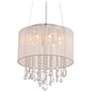 Avenue Lighting Beverly Dr. Collection Dual Mount/Flush &#38; Hanging White