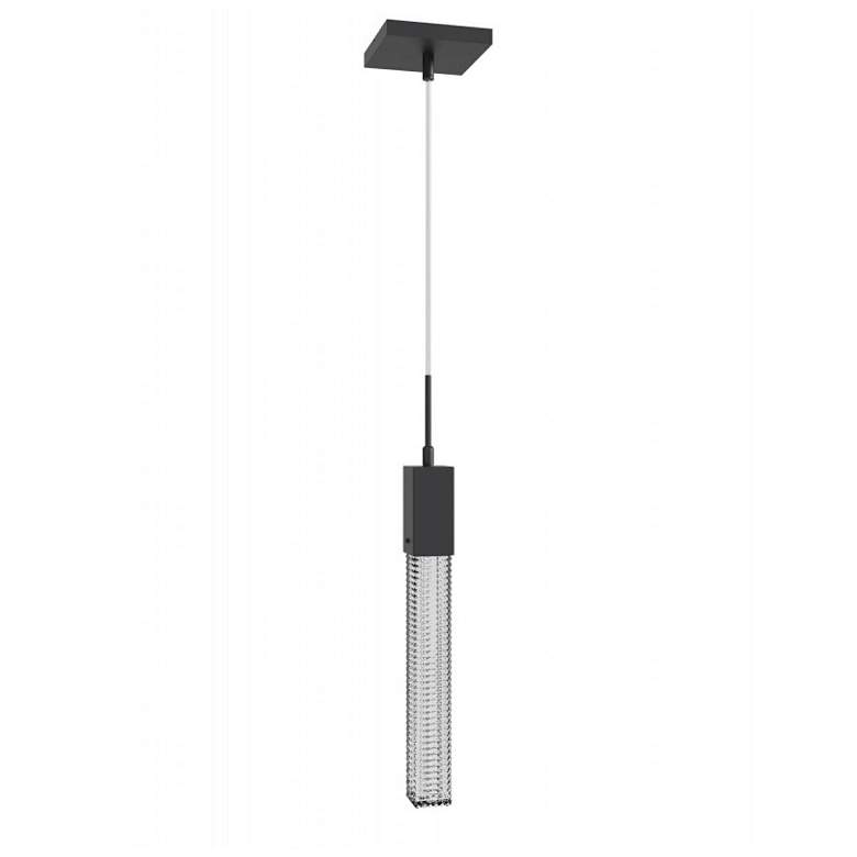 Image 1 Avenue Lighting Boa Collection 1 Light Pendant 120" Black