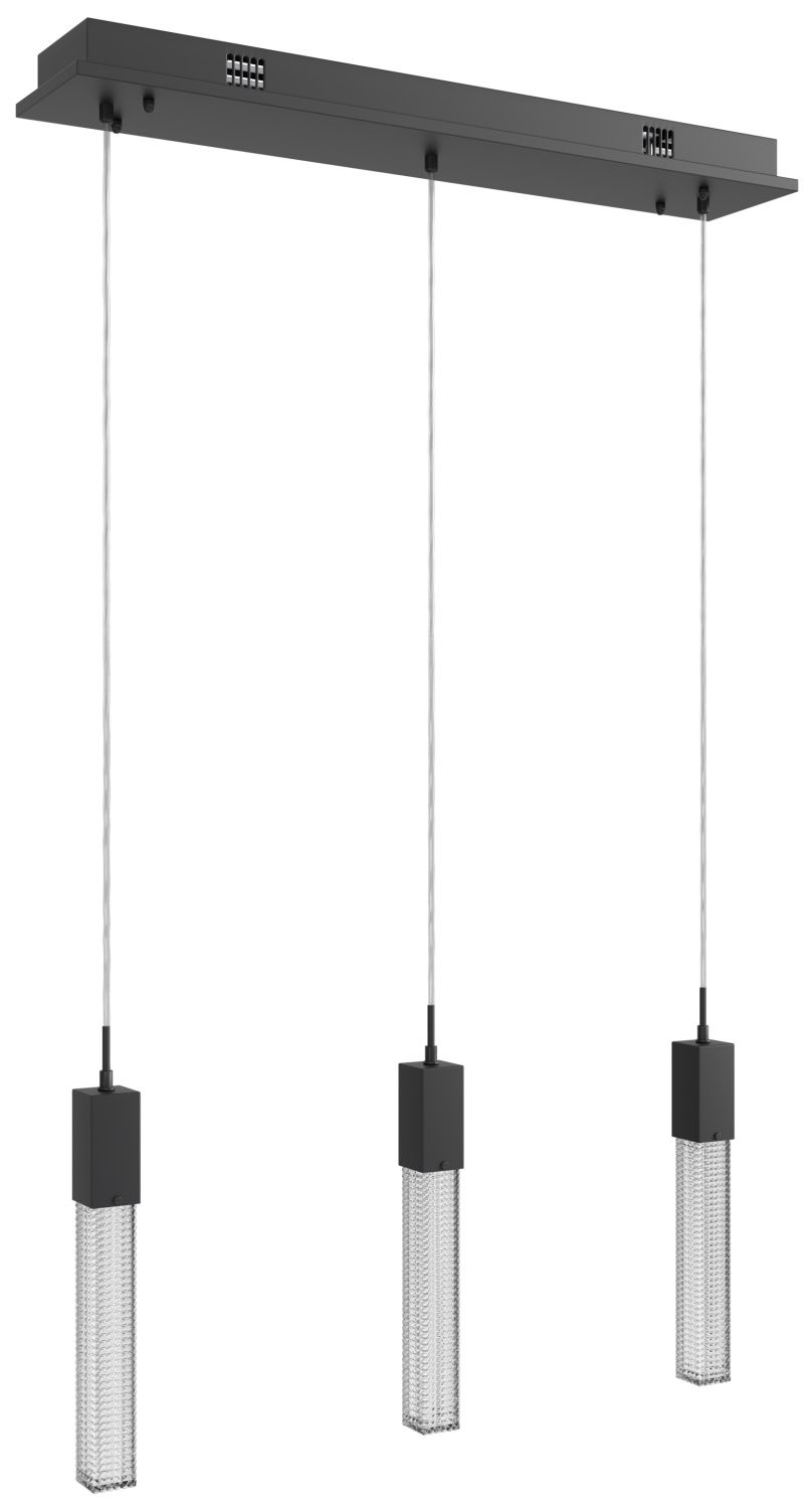 Avenue Lighting Boa Collection 5 Light Pendant 144" Black