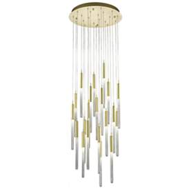 Image1 of Avenue Lighting Boa Collection Pendant Brushed Brass
