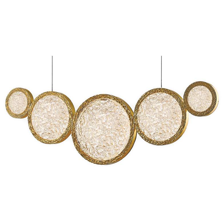 Image 1 Avenue Lighting Bottega Collection Hanging Chandelier Polished Brass