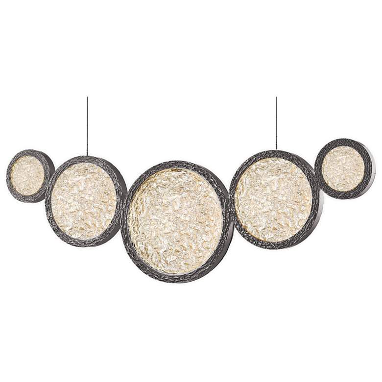 Image 1 Avenue Lighting Bottega Collection Hanging Chandelier Polished Nickel
