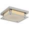 Avenue Lighting Cermack St. 9 1/2" Brushed Nickel LED Ceiling Light