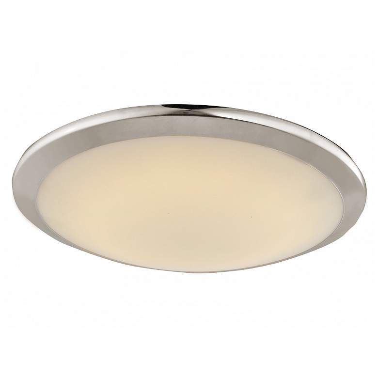 Image 1 Avenue Lighting Cermack St. Collection Flush Mount 4" Brushed Nickel