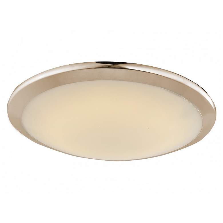 Image 1 Avenue Lighting Cermack St. Collection Flush Mount 4" Brushed Nickel