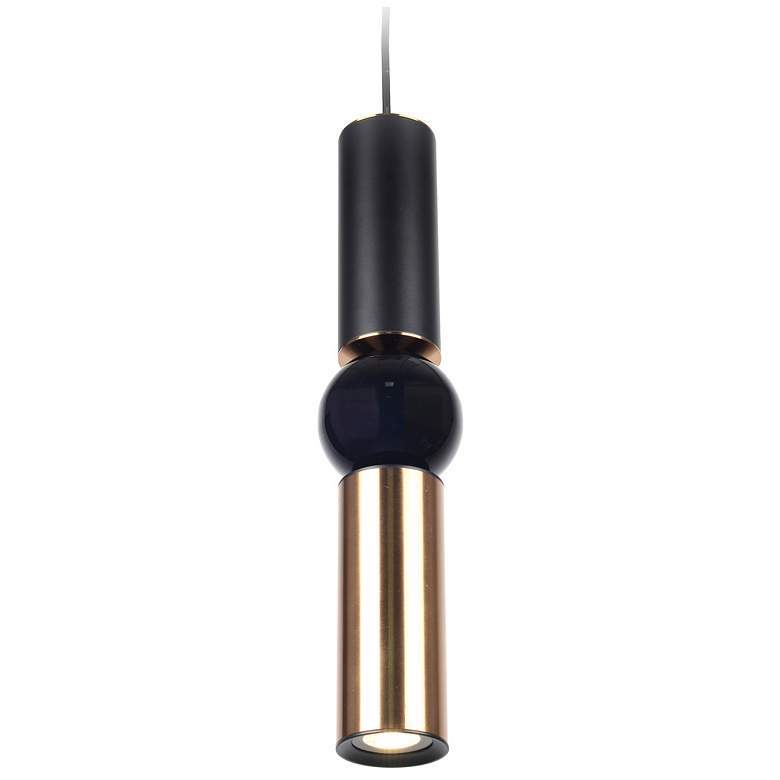 Image 1 Avenue Lighting Cicada Pendant Brushed Brass And Black