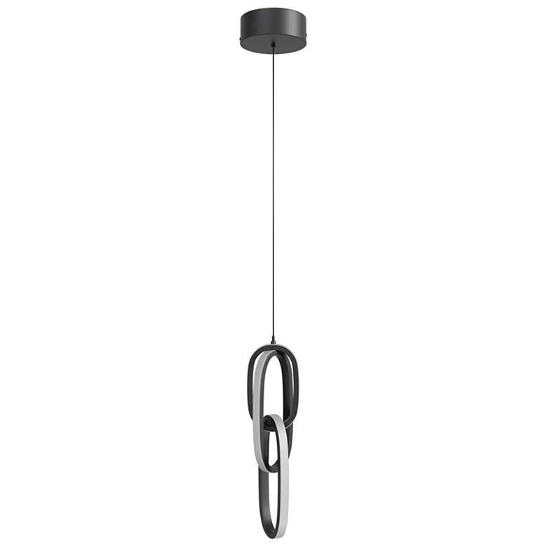 Image 1 Avenue Lighting Circa Collection Black Looping Pendant Light Pendant Black
