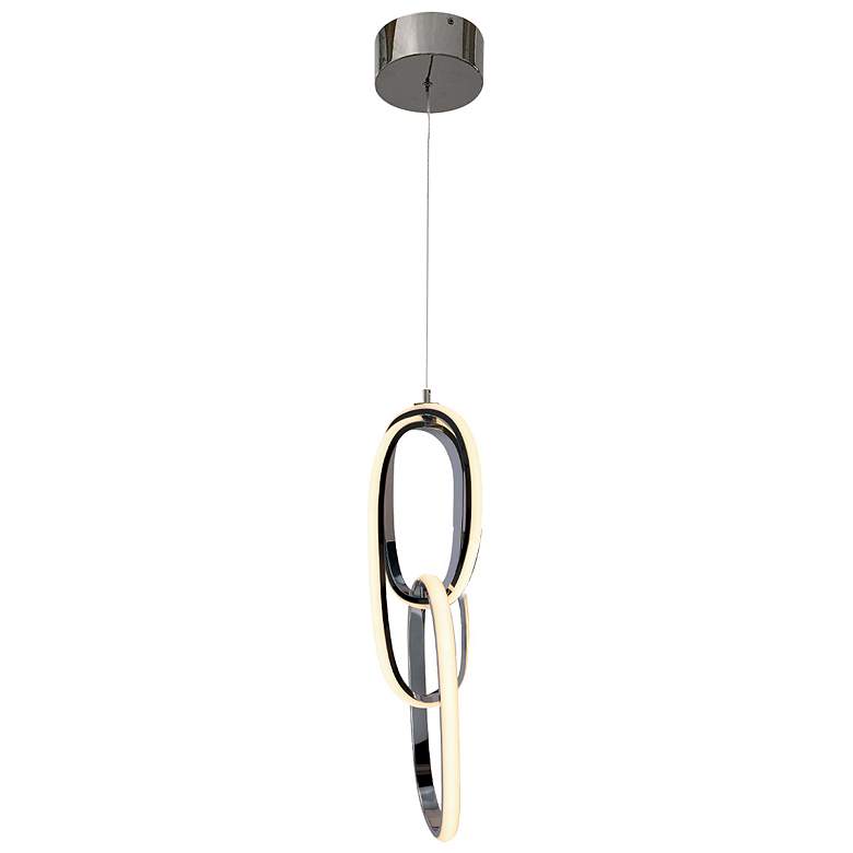 Image 1 Avenue Lighting Circa Collection Chrome Looping Pendant Light