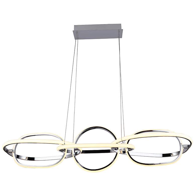 Image 1 Avenue Lighting Circa Collection N/A Light Hanging Pendant Chrome