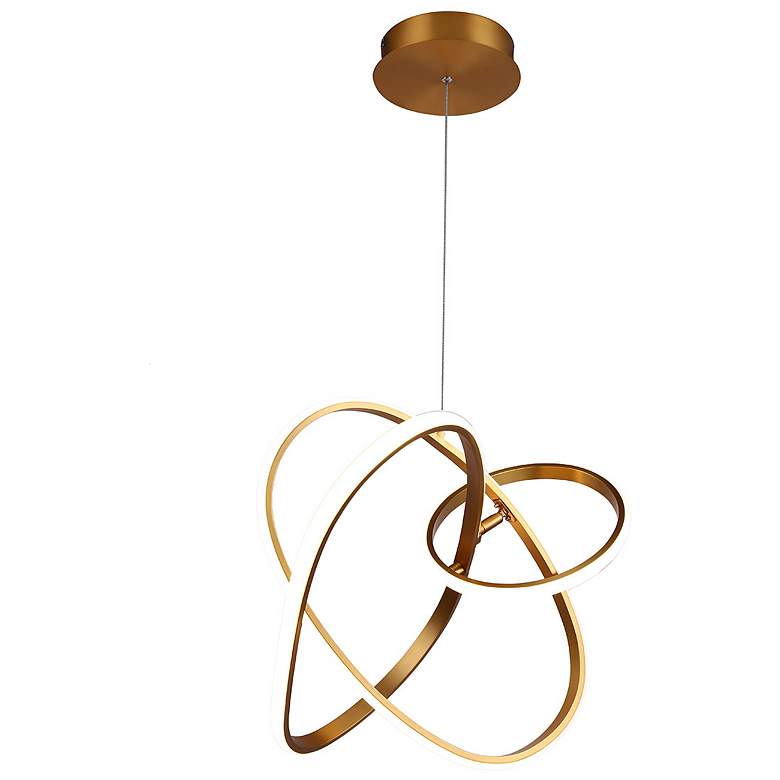 Image 1 Avenue Lighting Circa Collection N/A Light Hanging Pendant Gold