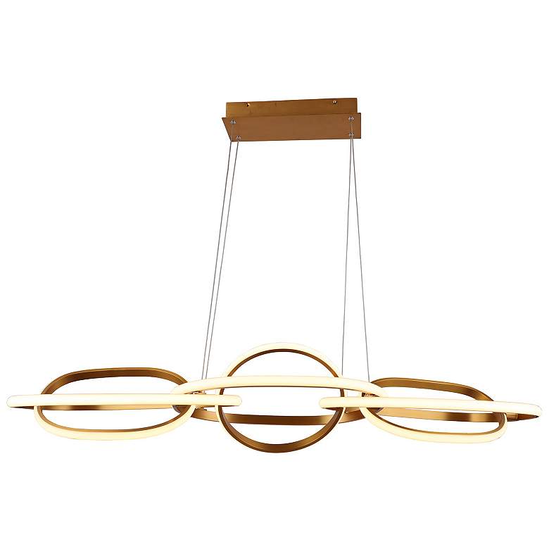 Image 1 Avenue Lighting Circa Collection N/A Light Hanging Pendant Gold