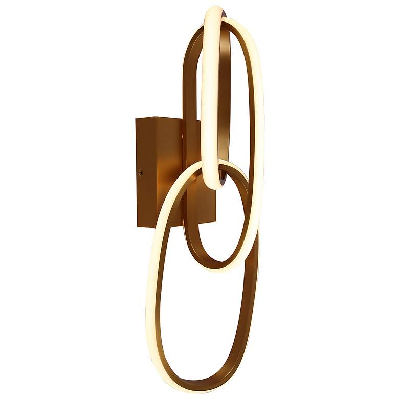 Image 1 Avenue Lighting Circa Collection Wall Sconce Gold