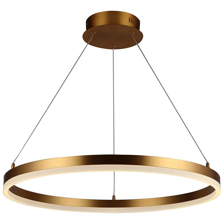 Image 1 Avenue Lighting-Circa LED Collection- Hanging Pendant Light-Gold