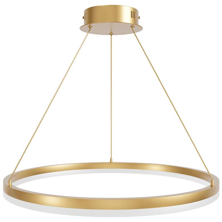 Image 1 Avenue Lighting-Circa LED Collection- Hanging Pendant Light-Gold