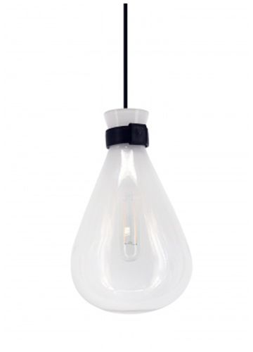 Image 2 Avenue Lighting Del Mar Pendant 16" White/Clear more views