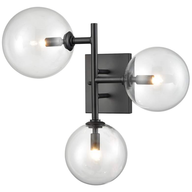 Image 1 Avenue Lighting Delilah Collection Wall Sconce Black