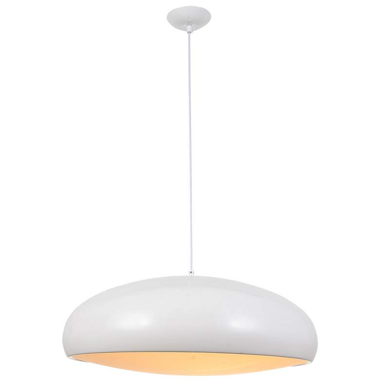 Image 1 Avenue Lighting Doheny Ave. Collection Pendant White