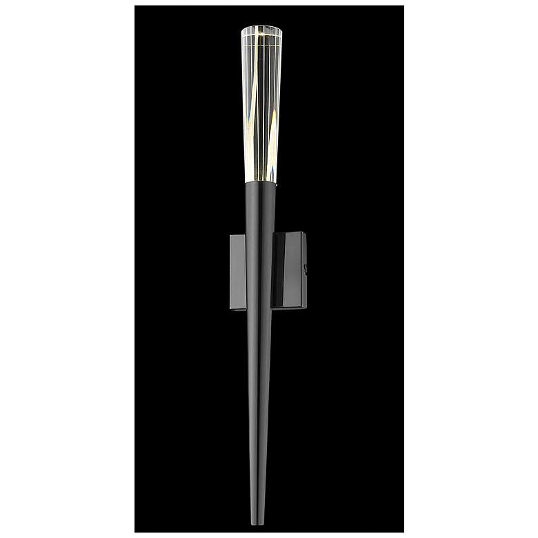 Image 1 Avenue Lighting Encino Collection 1 Light Wall Sconce Brushed Brass