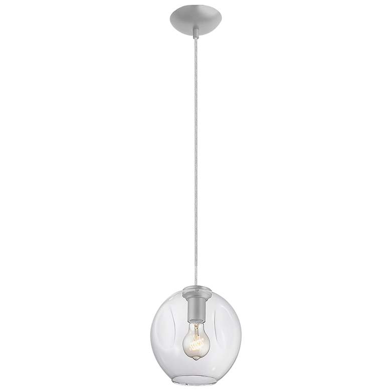 Image 1 Avenue Lighting Fairfax Collection 1 Light Pendant Matte Chrome