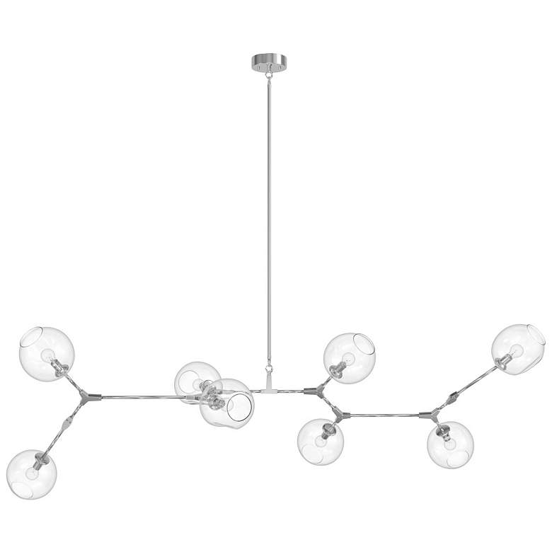 Image 1 Avenue Lighting- Fairfax Collection-8 Light Hanging Chandelier-Matte Chrome