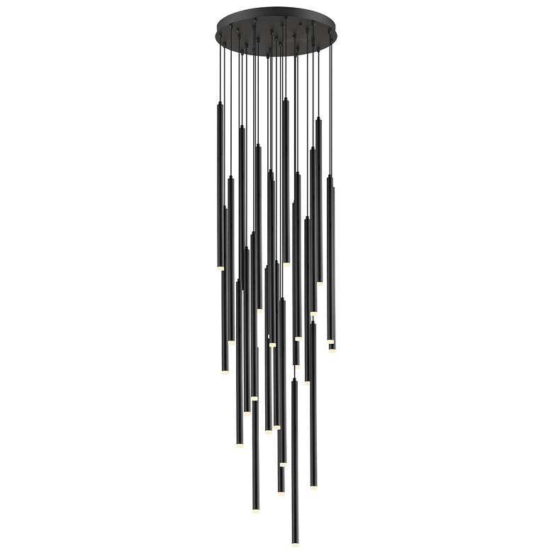 Image 1 Avenue Lighting Filmore Ave. Hanging Chandelier Black